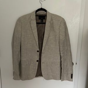 Beige H&M Suit Jacket